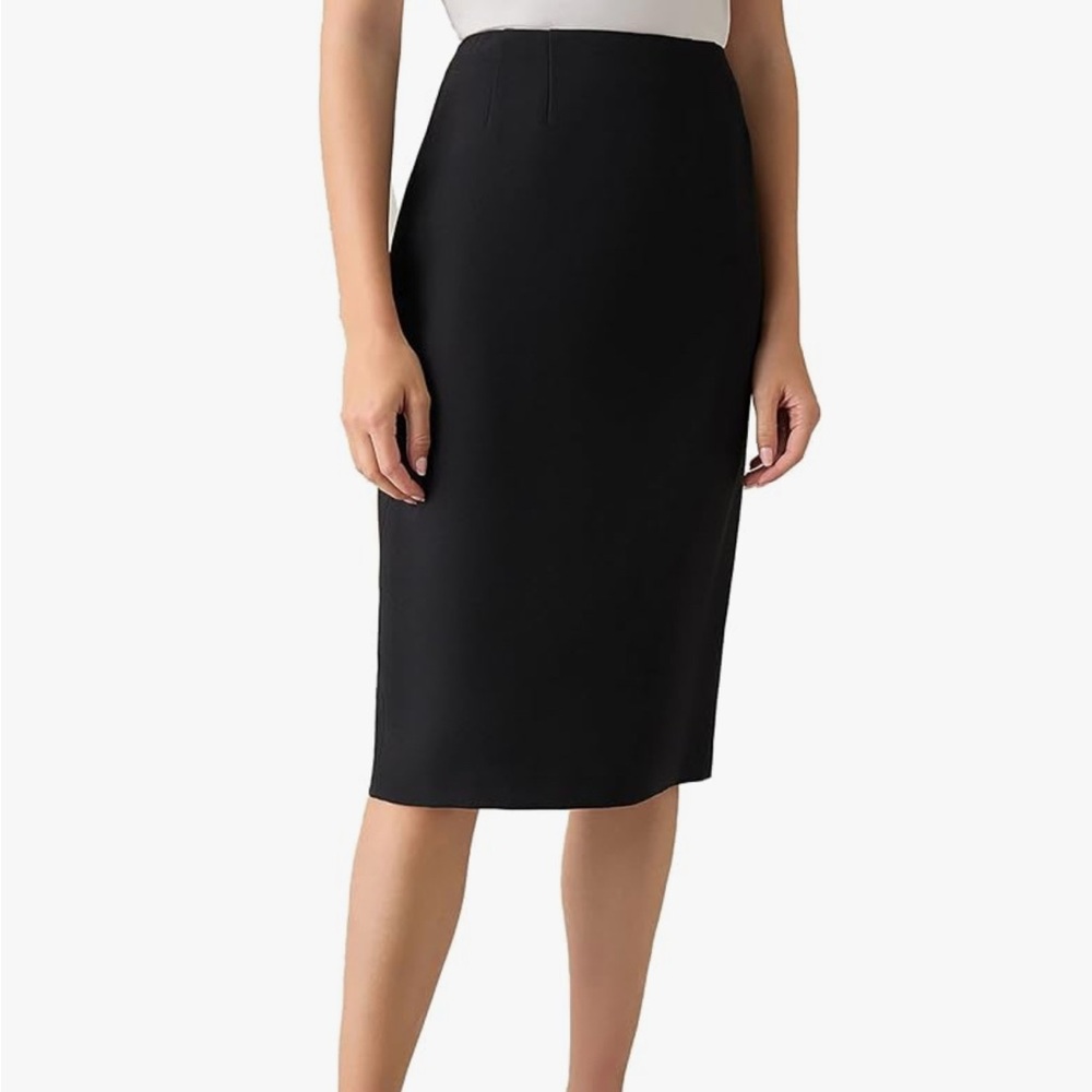 Kasper Classic Black Midi Skirt